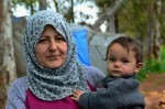 Syrian mother and child refugees in Turkey, October, 2015