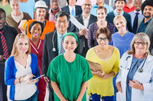 Large Group of Diverse People with Different Occupations