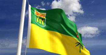 Saskatchewan flag Canada