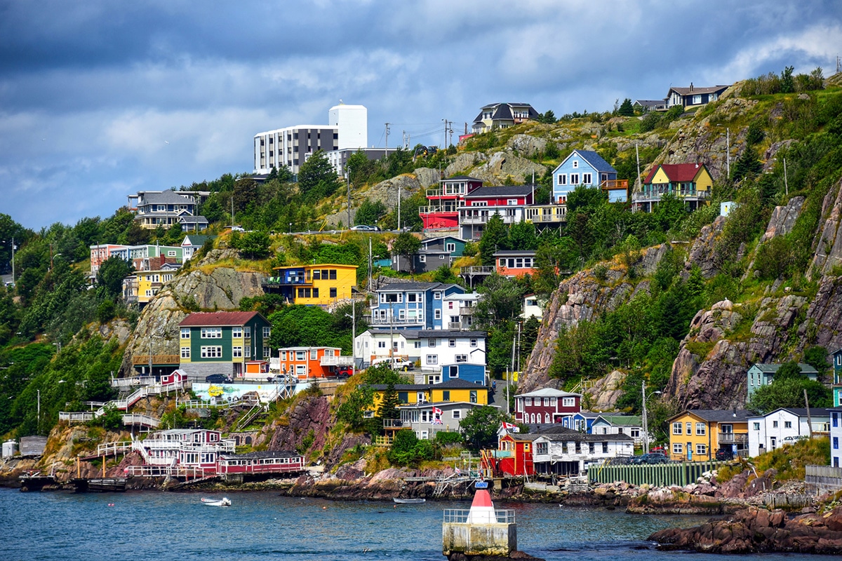 Scenic neighbourhood in Newfoundland and Labrador