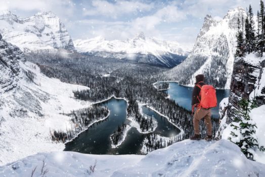 Canadian winter landscape