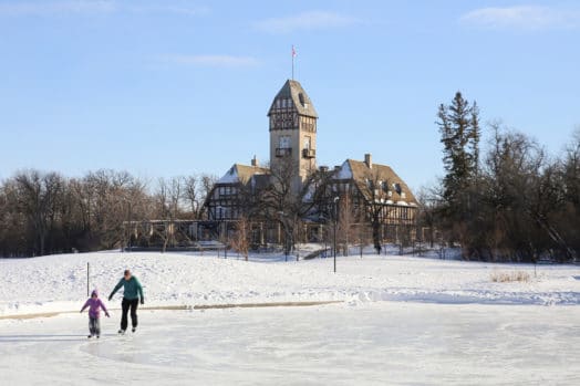 Skating in Winnipeg