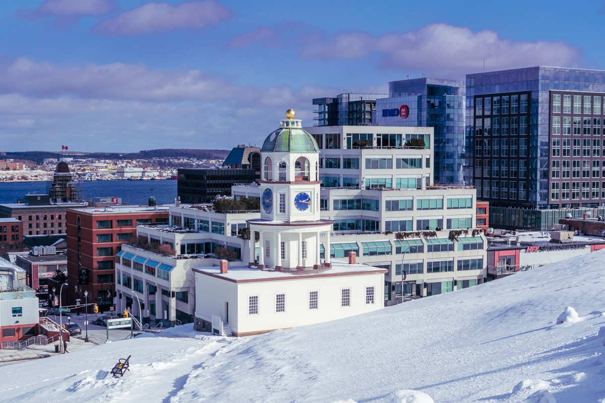 Halifax in the winter