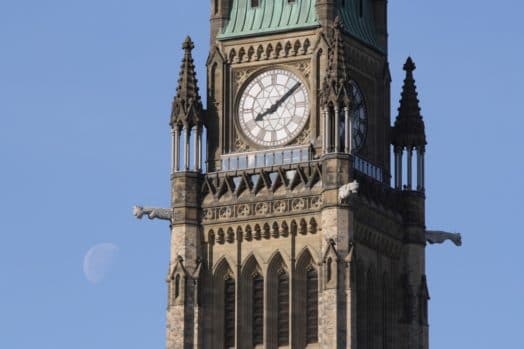 Canada's Parliament building in Ottawa