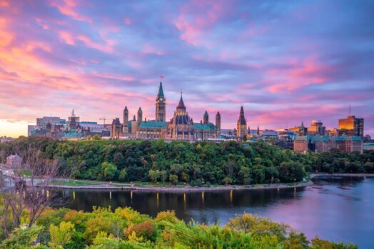 Colina del parlamento Ottawa