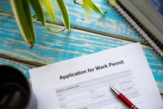 Application for work permit
