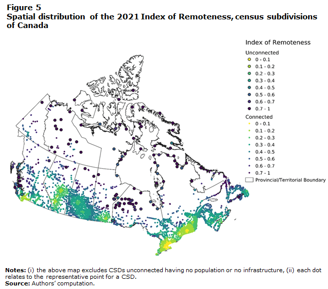 Índice de extensión del mapa de lejanía