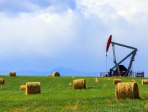 Oil field in Alberta