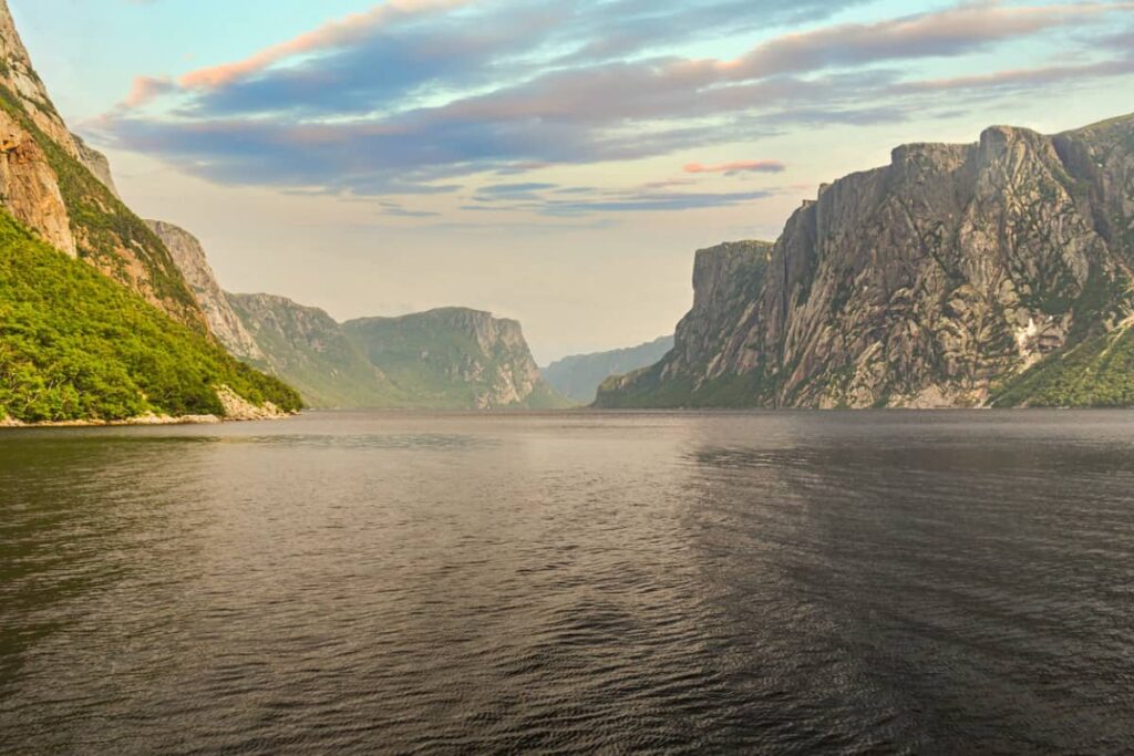 Fjord in Gros Morne National Park