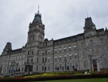The parliament of Quebec, in Quebec city