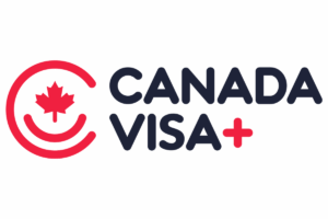 A maple leaf logo next to the words "CanadaVisa+"