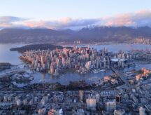 A view of the Vancouver skyline.