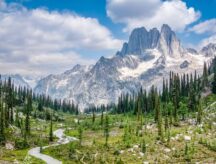 A mountain range in British Columbia.