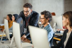 A lecturer in a college