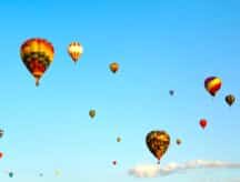 The hot air balloon festival in Gatineau Quebec