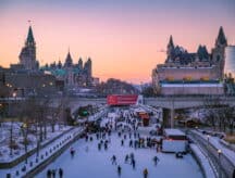 A picture of Ottawa in the winter.