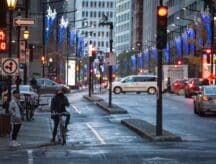 A delivery boy in Quebec