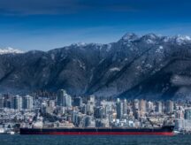 A view of Vancouver from the lake.