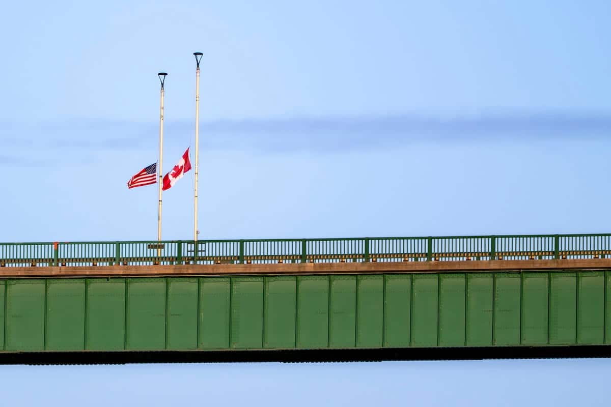 Who can get a Canadian work permit at the border?