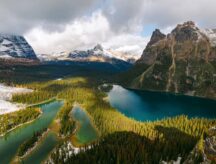 A view of Lake O Hara in British Columbia