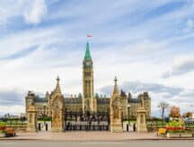 A picture of the Canadian parliament