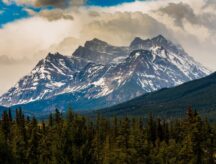 A view of Mount Waterton in Alberta.