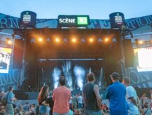 A concert stage in Montreal