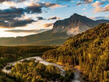 A view of the sunrise in Montreal.