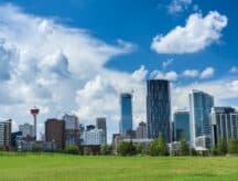 A view of the Calgary skyline