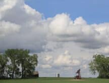 Highway scenery from Moose Jaw Saskatchewan to North Portal.