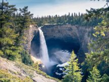 A picture of Helmcken Falls in British Columbia