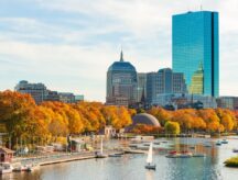 Back Bay neighbourhood in Massachusetts