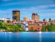 Manchester, New Hampshire, USA Skyline