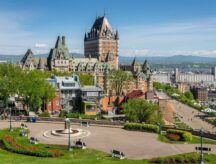 Chateau Frontenac in the Upper town of Old Quebec, Canada