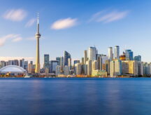 A shot of the Toronto skyline.