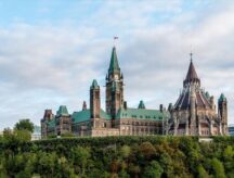 Parliament Hill in Ottawa, Ontario, Canada.