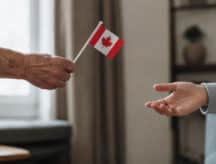Having a Canadian grandparent can indicate you are a Canadian citizen by descent. However you still have to collect the paperwork