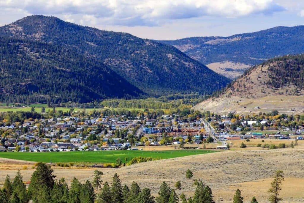 Merritt, a city located in the located in British Columbia's Thompson-Nicola Regional District.